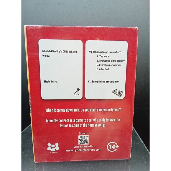 Lyrically Correct Music Trivia Game 90s & 2000s Hip Hop & R&B Edition Sealed Box - Picture 2 of 4
